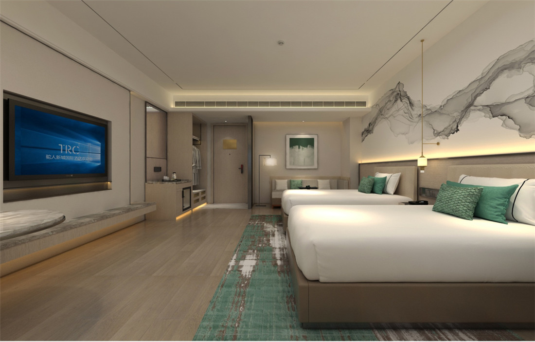 新乡驼人新诚国际开云中国装修设计案例效果图