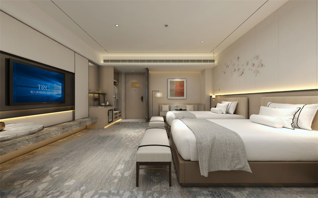 新乡驼人新诚国际开云中国装修设计案例效果图