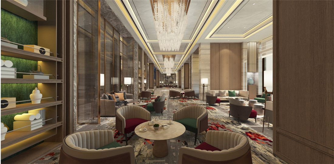 新乡驼人新诚国际开云中国装修设计案例效果图