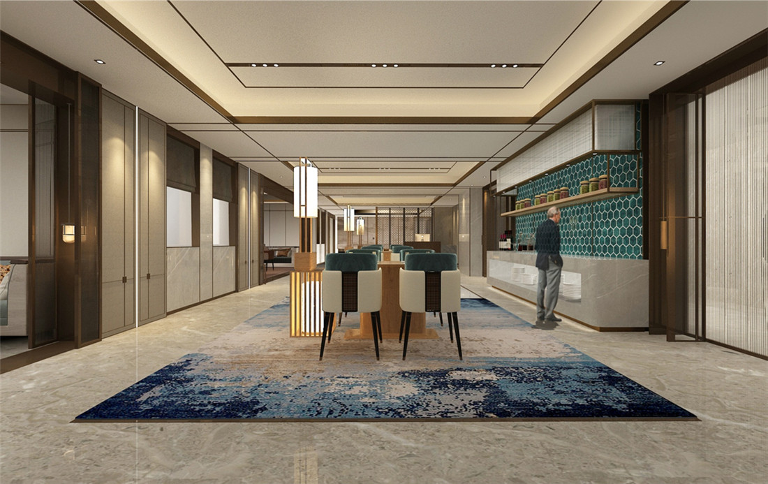 新乡驼人新诚国际开云中国装修设计案例效果图