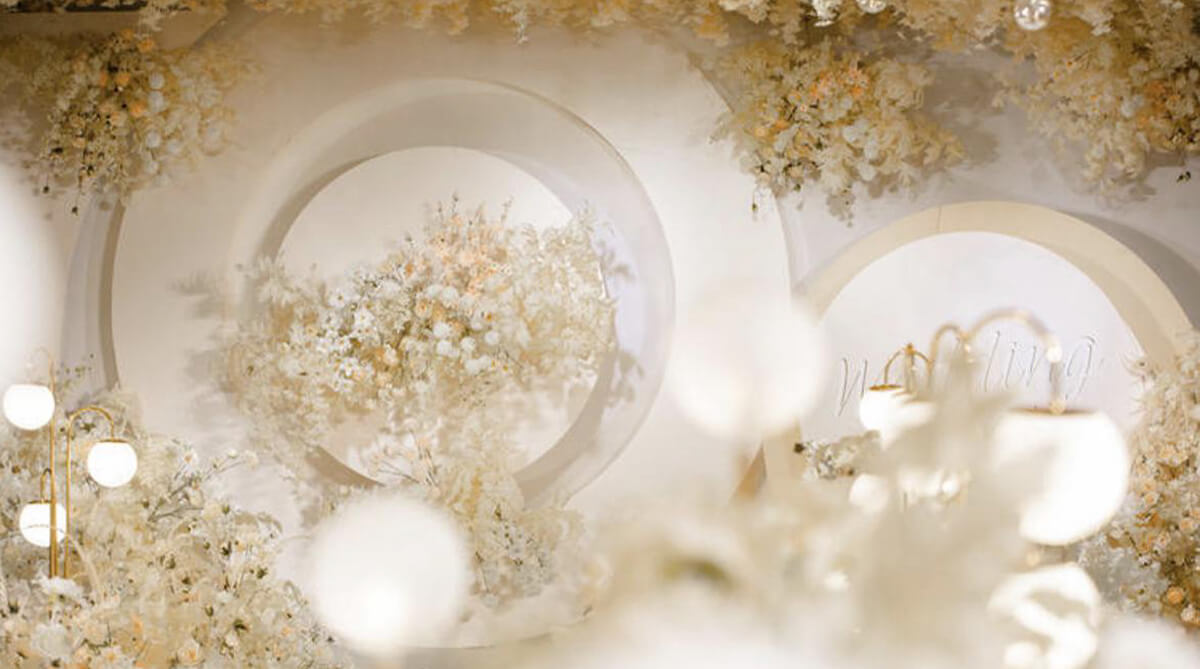 郑州婚礼堂婚宴开云中国设计公司装修案例