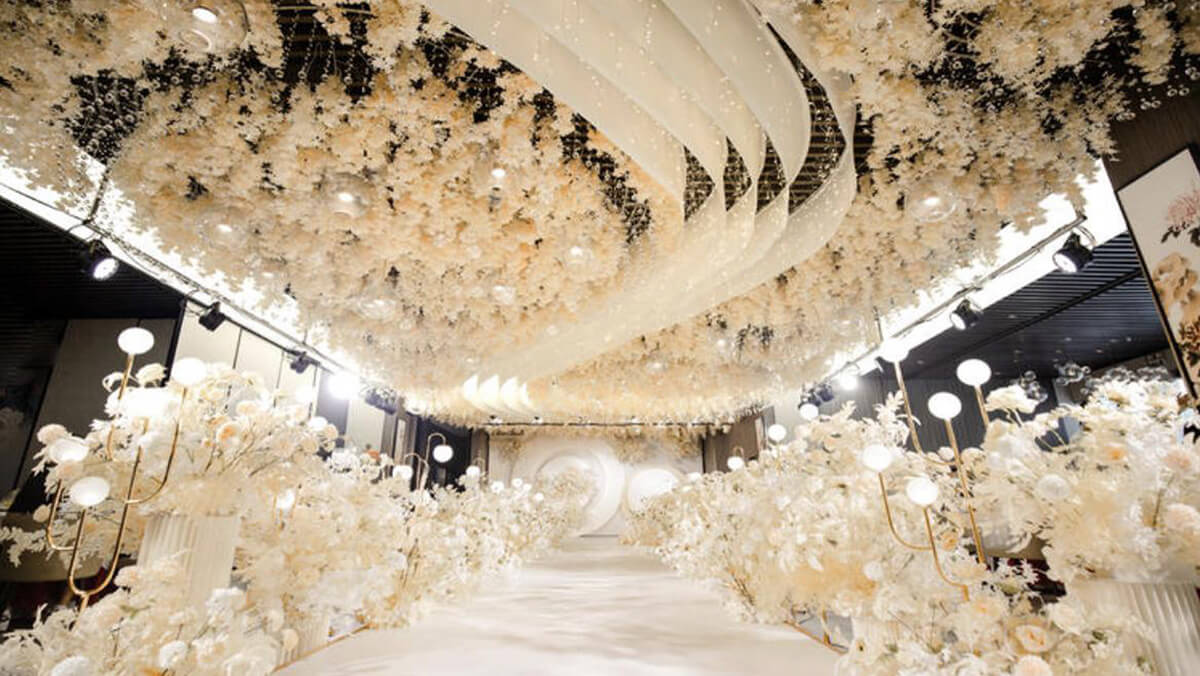 郑州婚礼堂婚宴开云中国设计公司装修案例