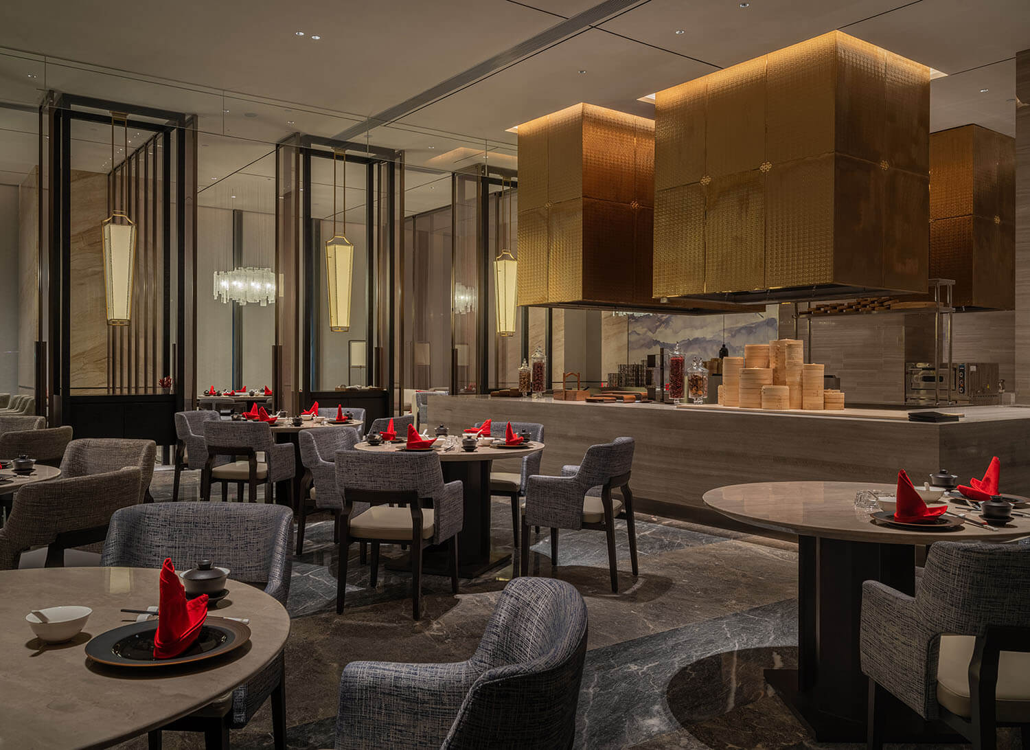 郑州开云中国设计公司-保利洲际开云中国装修设计案例(图22)