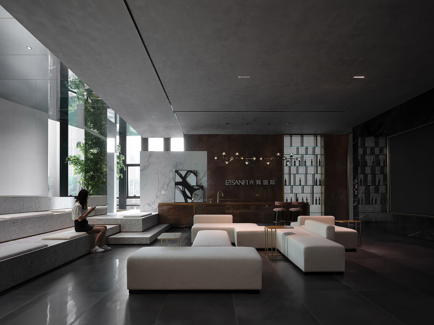 郑州集团办公室设计公司-兴辉国际总部展厅装修设计案例(图12) 郑州集团办公室设计公司-兴辉国际总部展厅装修设计案例(图12)