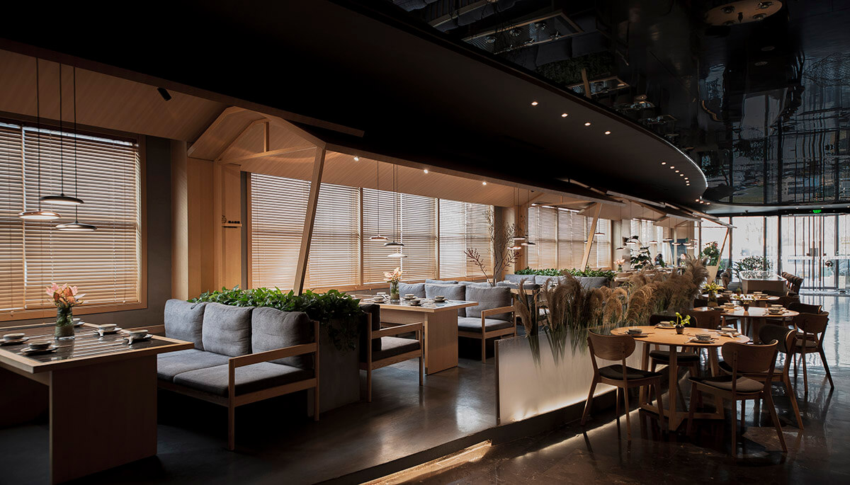 船岸主题餐厅装修—湖南菜特色餐厅设计案例(图6) 船岸主题餐厅装修—湖南菜特色餐厅设计案例(图6)