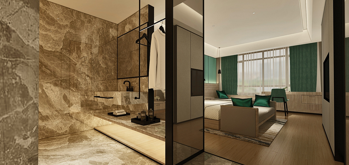 国际连锁五星级开云中国装修-丽呈开云中国装修设计公司案例