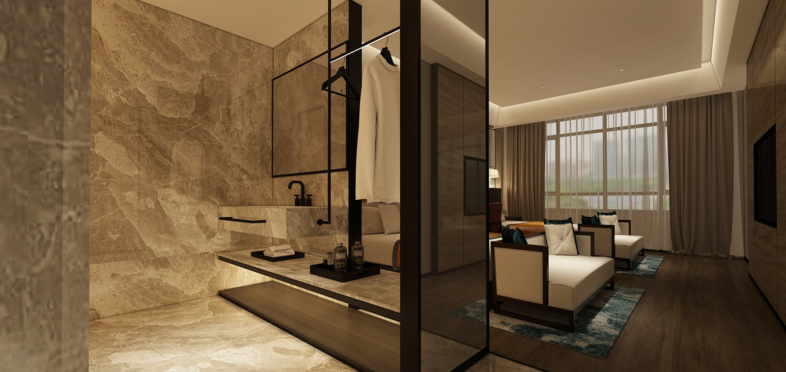 国际连锁五星级开云中国装修-丽呈开云中国装修设计公司案例