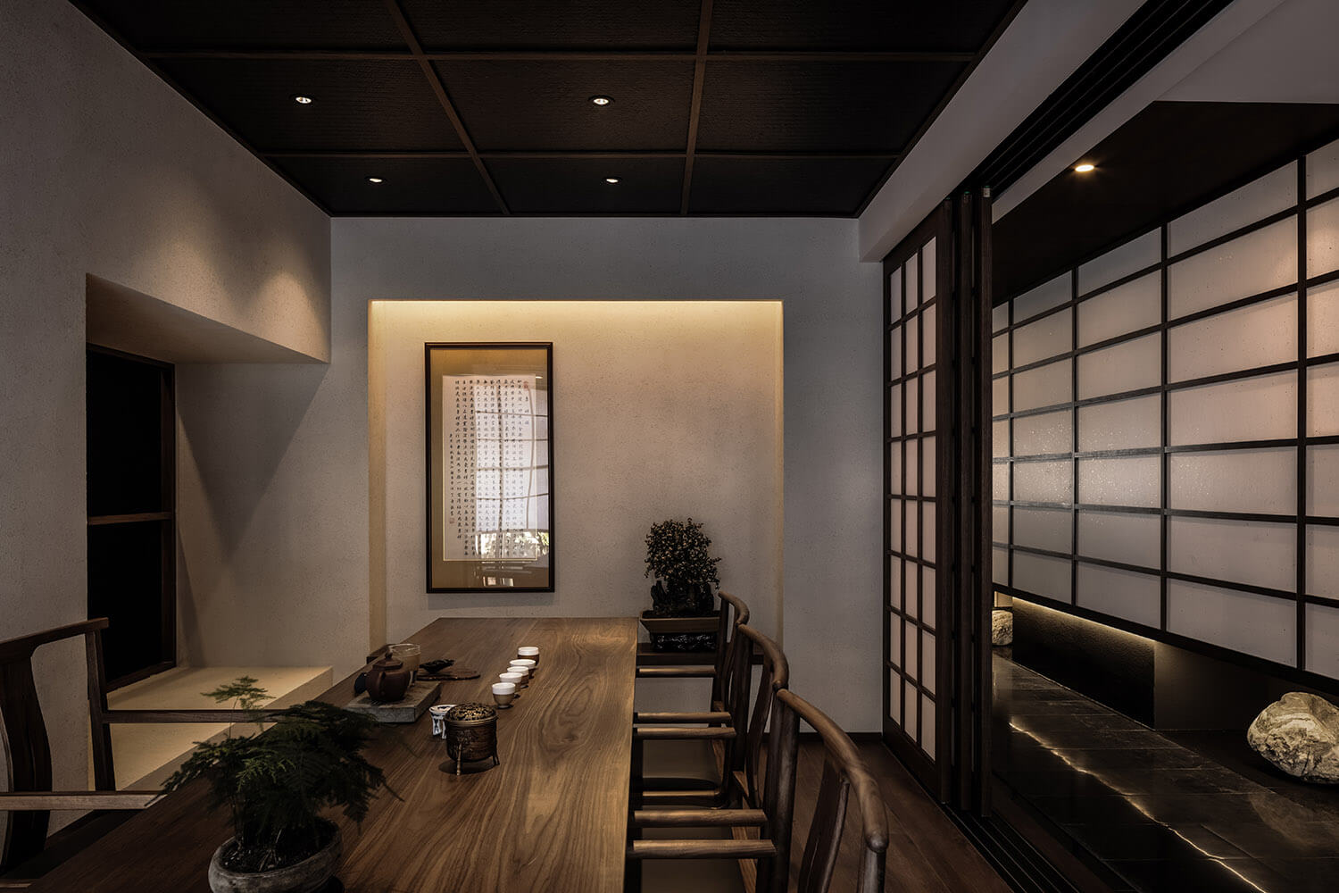 郑州茶馆装修公司城市园林茶室设计案例(图5) 5.jpg