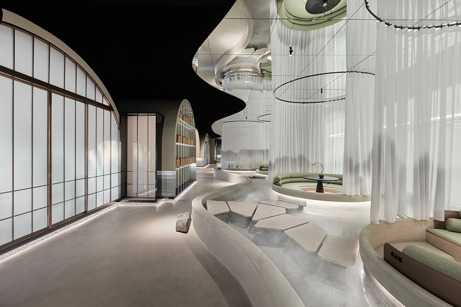 以江南水乡为主题的创意茶室设计分享(图10) 以江南水乡为主题的创意茶室设计分享(图10)