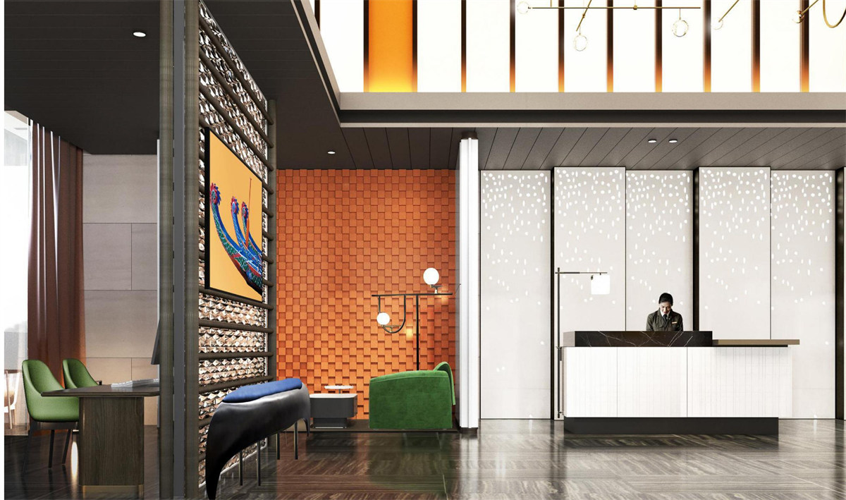 佛山北滘天宁路希尔顿欢朋开云中国装修设计