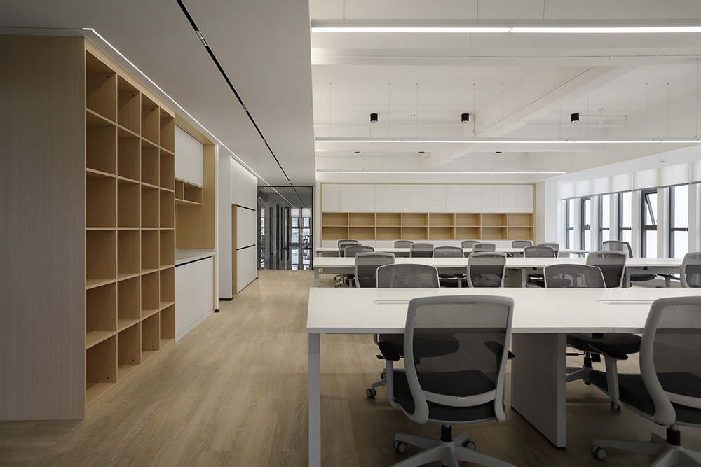 现代轻奢风食品公司办公楼装修设计方案(图7) 现代轻奢风食品公司办公楼装修设计方案(图7)