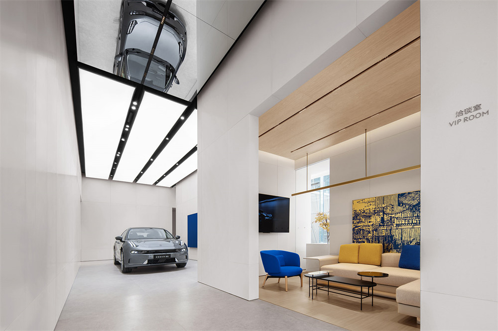 极氪中心新能源汽车展厅装修设计方案(图3) 极氪中心新能源汽车展厅装修设计方案(图3)