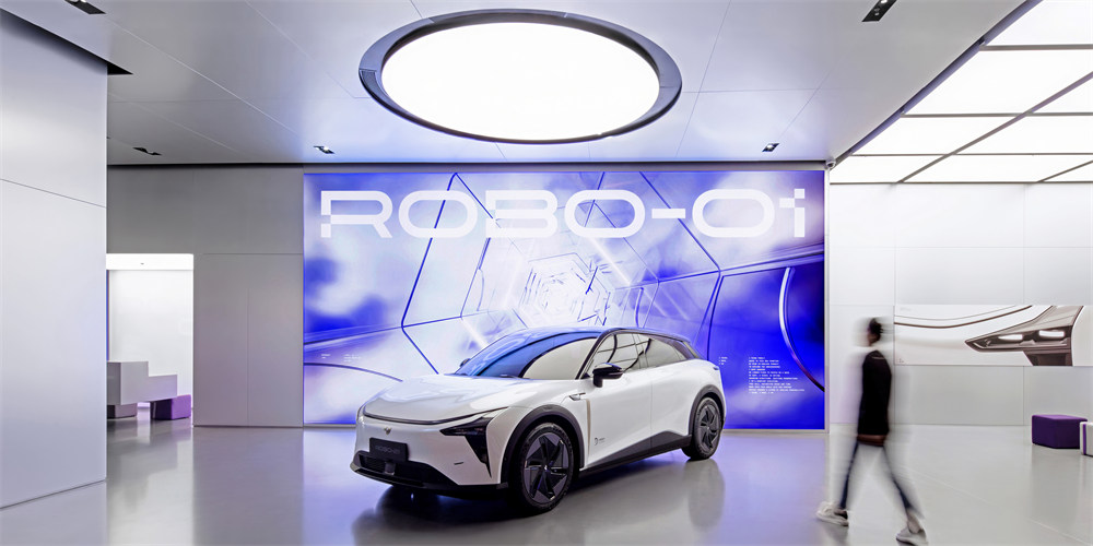 上海集度智能化数字科技展厅装修设计方案(图9) 上海集度智能化数字科技展厅装修设计方案(图9)