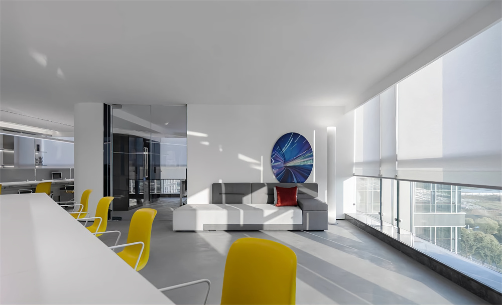 郑州办公室装修推荐时尚网红直播办公设计案例(图3) 郑州办公室装修推荐时尚网红直播办公设计案例(图3)