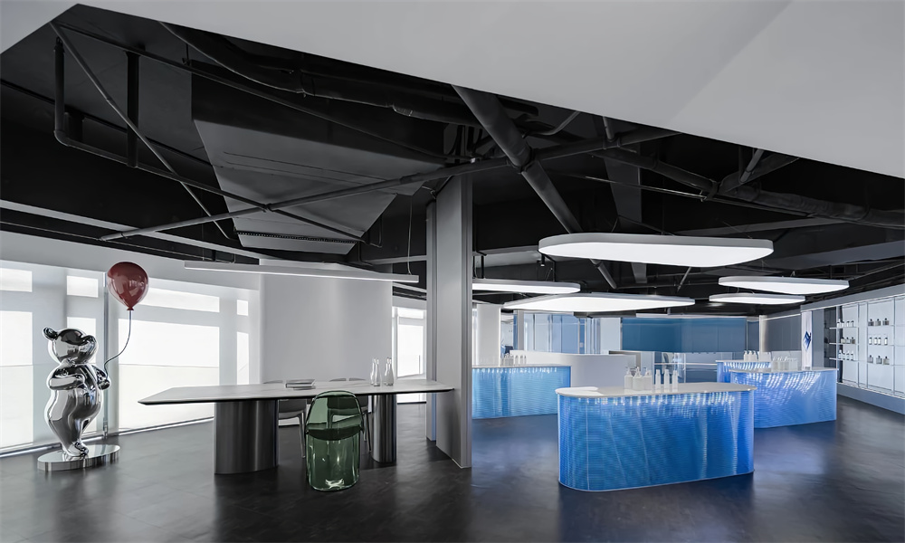 郑州办公室装修推荐时尚网红直播办公设计案例(图10) 郑州办公室装修推荐时尚网红直播办公设计案例(图10)