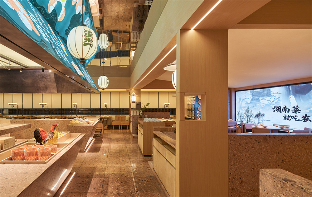 农耕记土潮风特色湖南菜餐厅装修设计方案(图3) 农耕记土潮风特色湖南菜餐厅装修设计方案(图3)