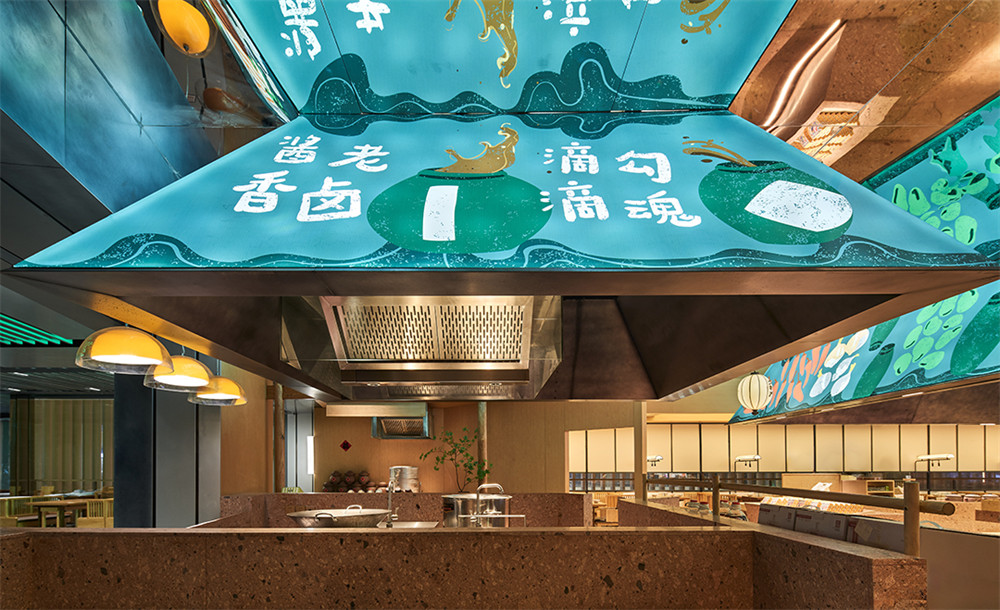 农耕记土潮风特色湖南菜餐厅装修设计方案(图4) 农耕记土潮风特色湖南菜餐厅装修设计方案(图4)