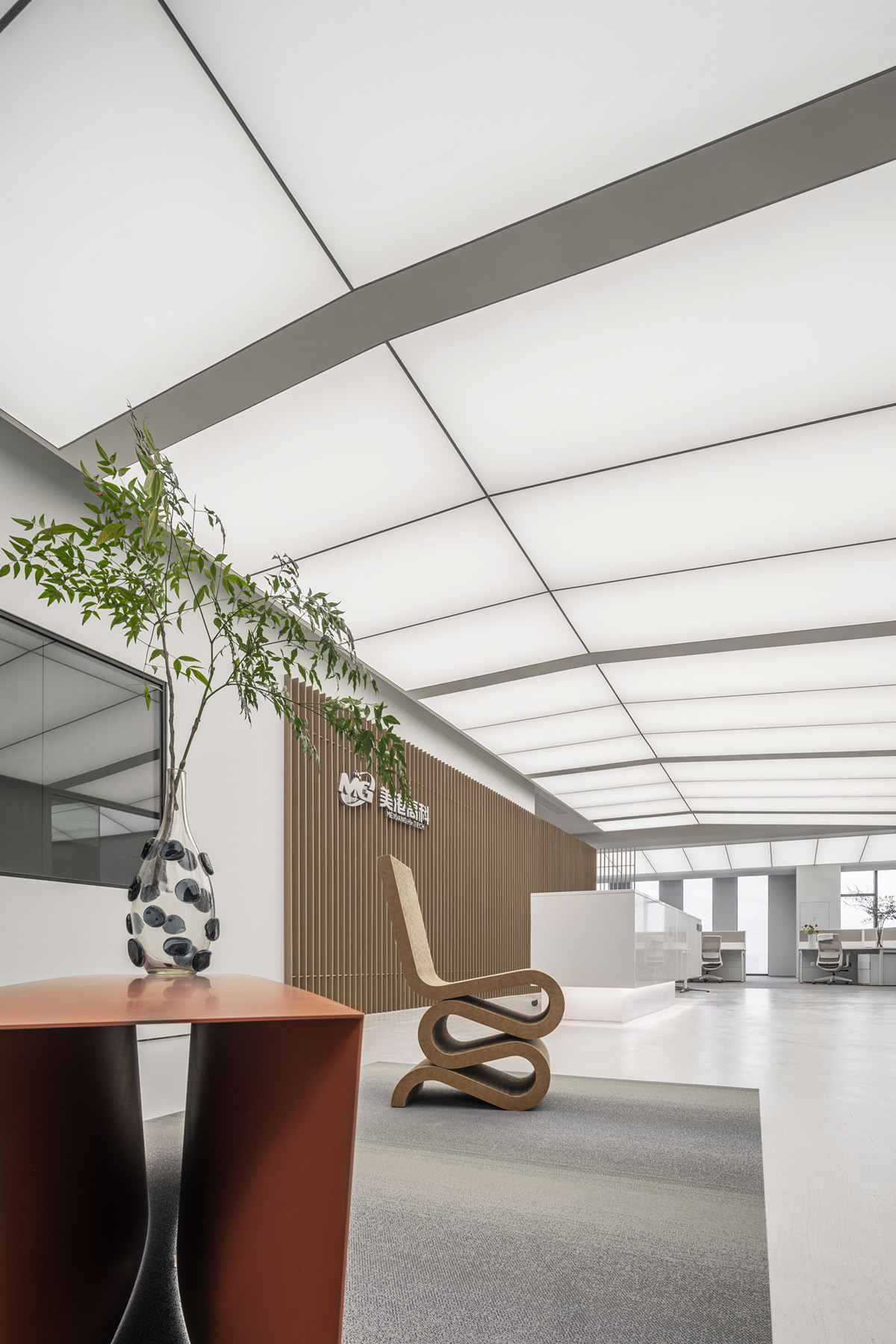 1200平方现代极简风生物科技公司办公室装修(图4)