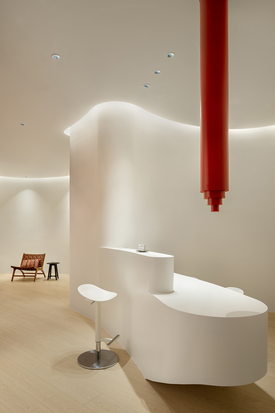 郑州金博大推荐本杰明艺术涂料展厅装修设计(图3)