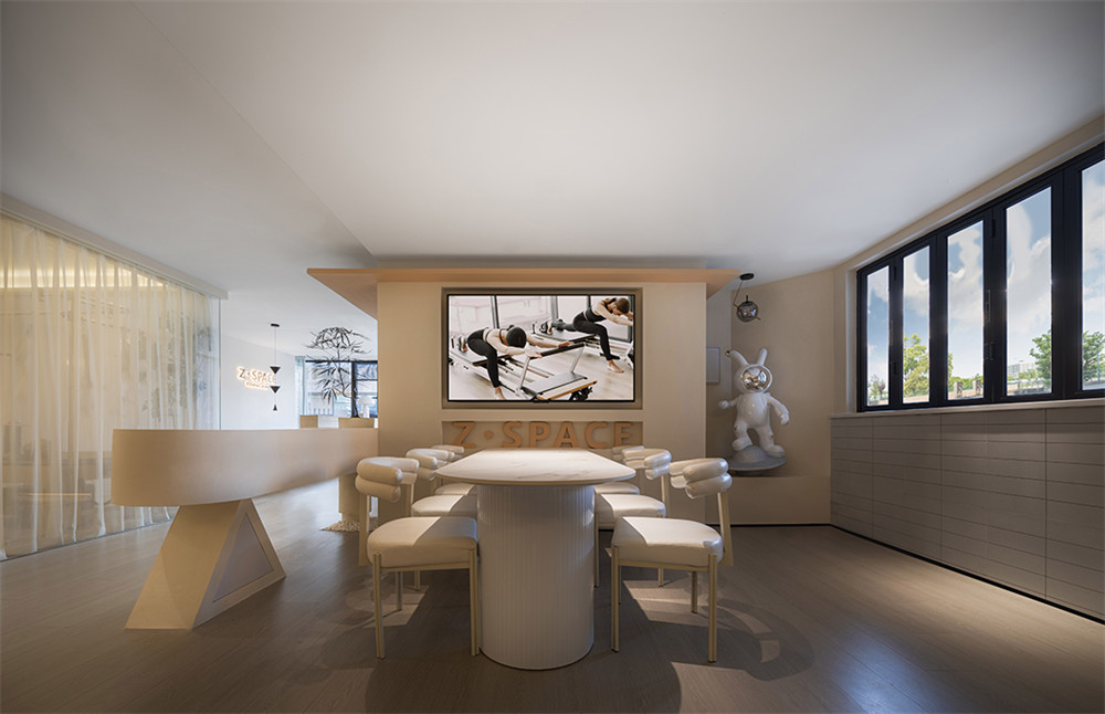 郑州金博大分享400平知行普拉提运动空间装修设计(图2) 郑州金博大分享400平知行普拉提运动空间装修设计(图2)