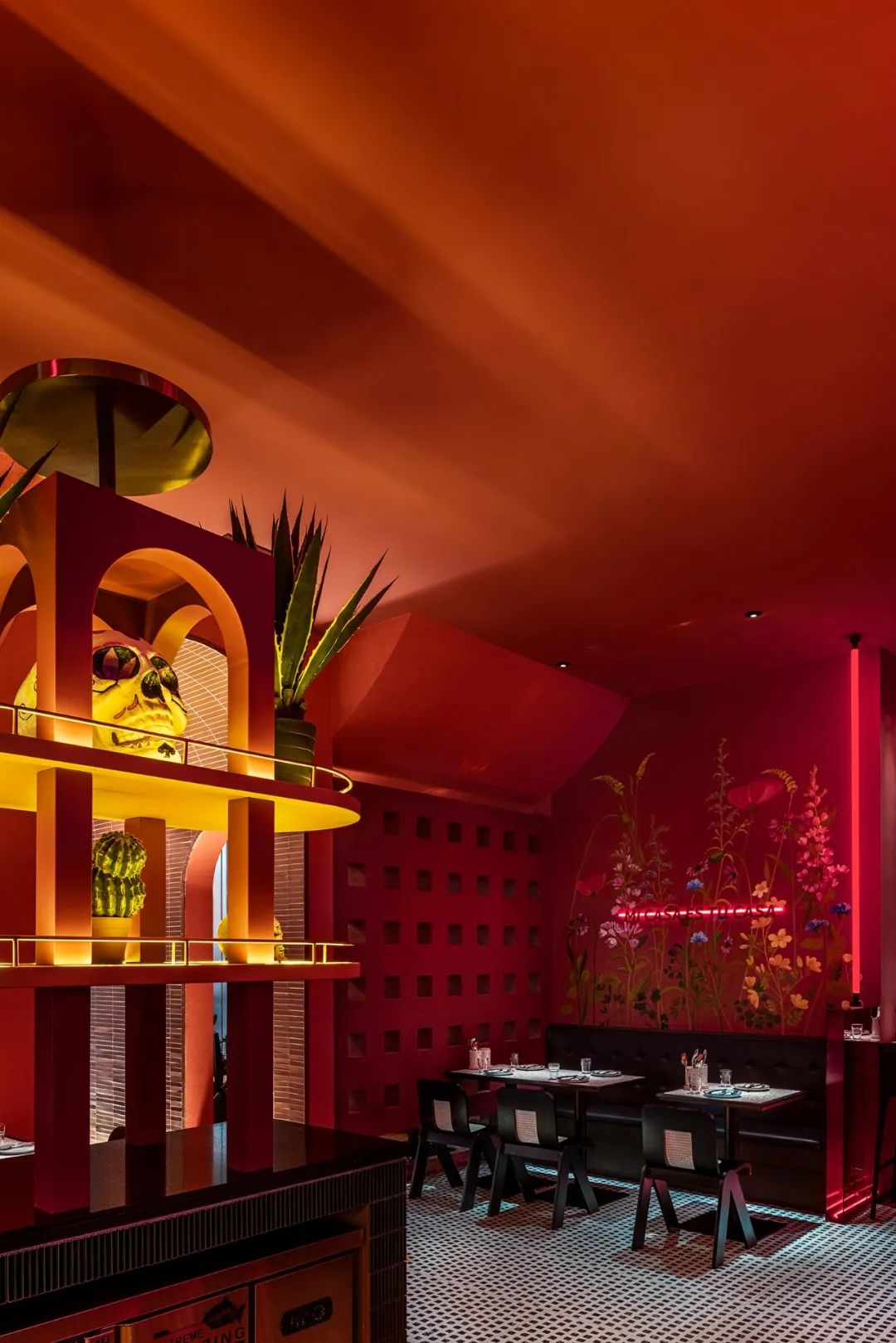 中西合璧 墨纪墨西哥餐厅装修设计方案(图6) 中西合璧 墨纪墨西哥餐厅装修设计方案(图6)