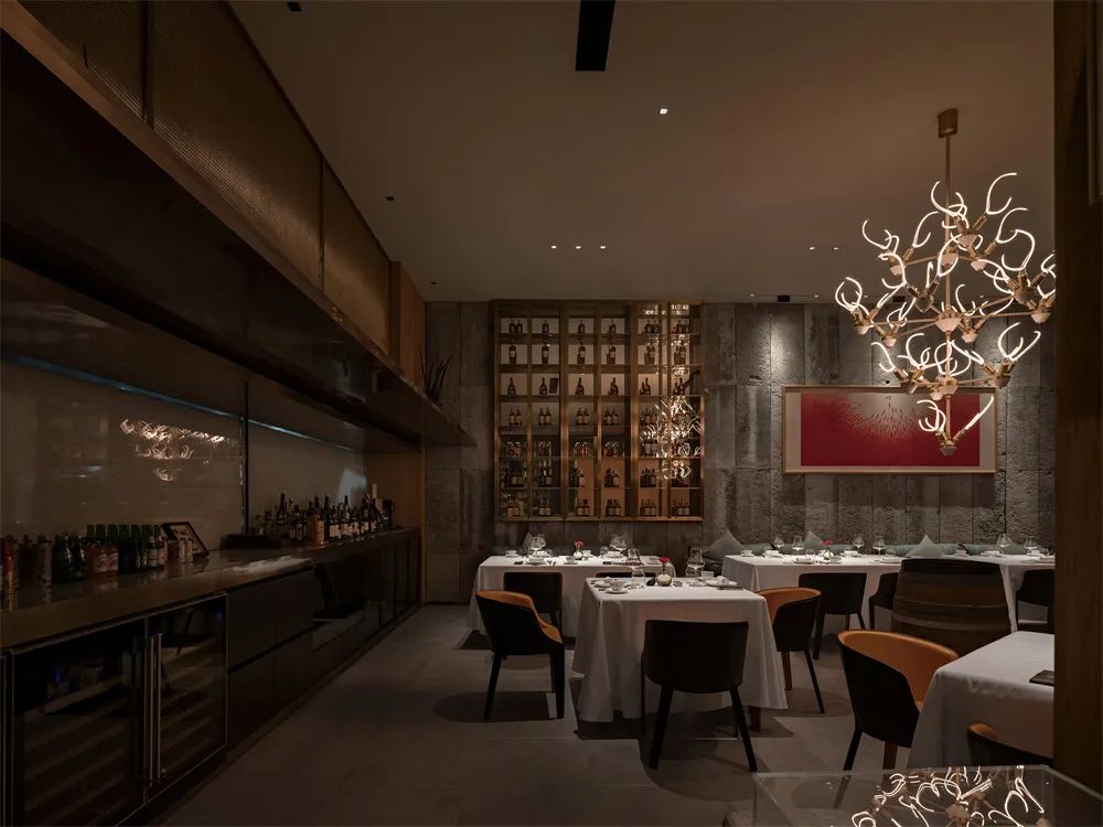 郑州金博大分享商务写字楼里的中餐厅装修设计(图9) 郑州金博大分享商务写字楼里的中餐厅装修设计(图9)