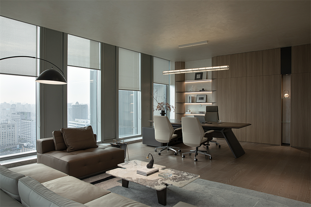 极简纯粹的滨绿大厦办公室装修设计方案(图4) 极简纯粹的滨绿大厦办公室装修设计方案(图4)