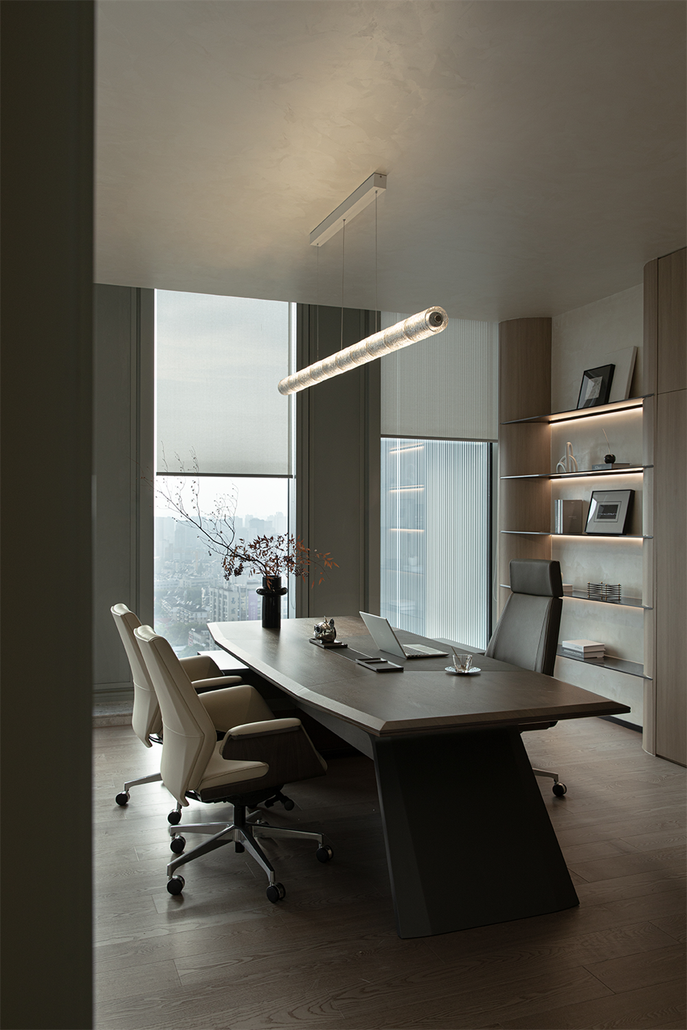 极简纯粹的滨绿大厦办公室装修设计方案(图5) 极简纯粹的滨绿大厦办公室装修设计方案(图5)