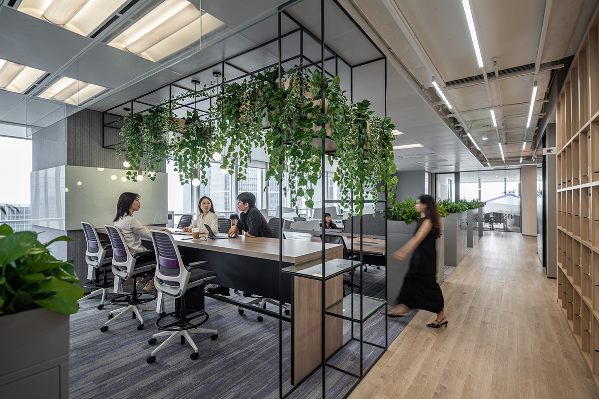 2600平快递物流公司自然人文办公室装修设计(图2) 2600平快递物流公司自然人文办公室装修设计(图2)