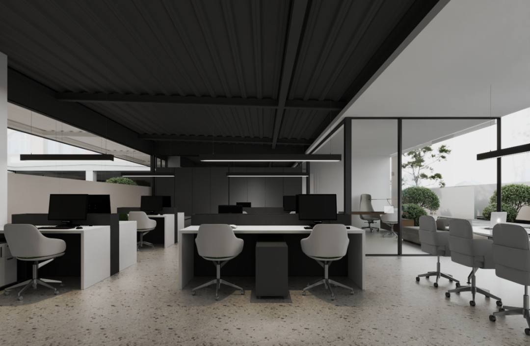 郑州金博大分享瑞升体育科技公司办公室装修(图7) 郑州金博大分享瑞升体育科技公司办公室装修(图7)