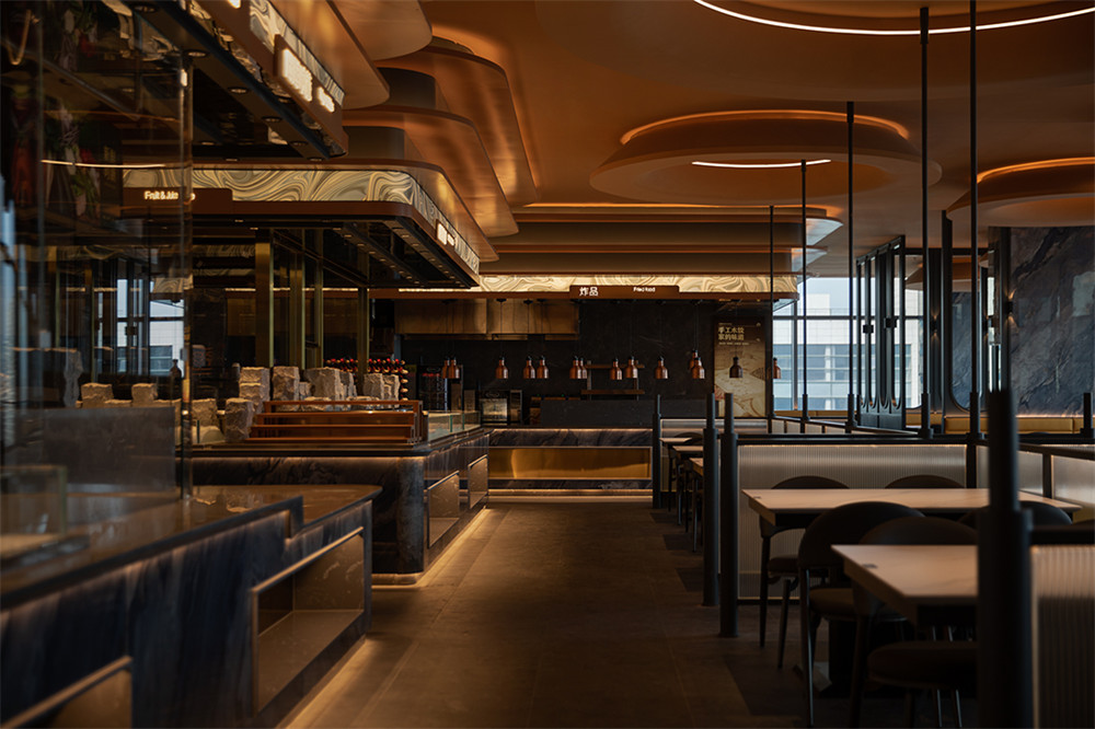 郑州金博大推荐钱鼎会海鲜自助餐厅装修设计方案(图10) 郑州金博大推荐钱鼎会海鲜自助餐厅装修设计方案(图10)