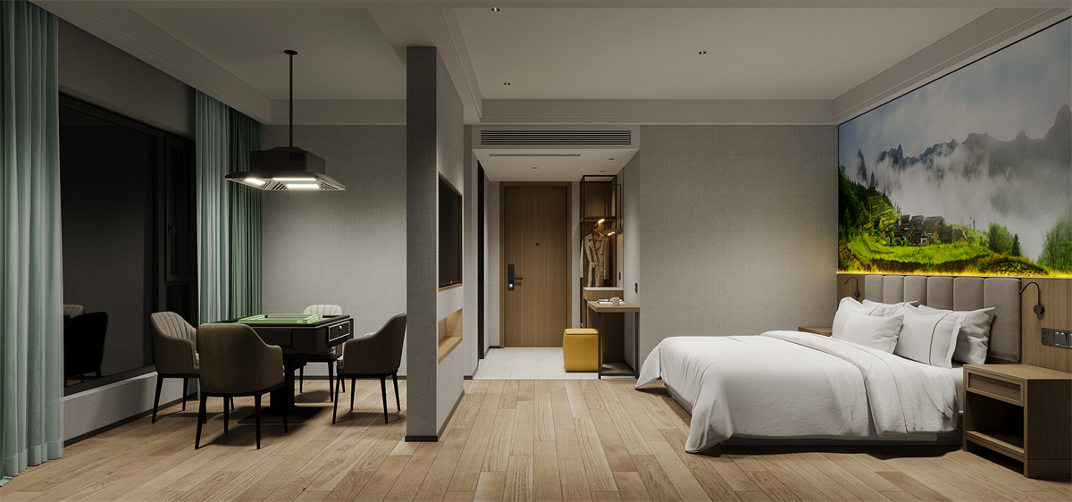 长沙秋果精品商务开云中国装修设计案例效果图