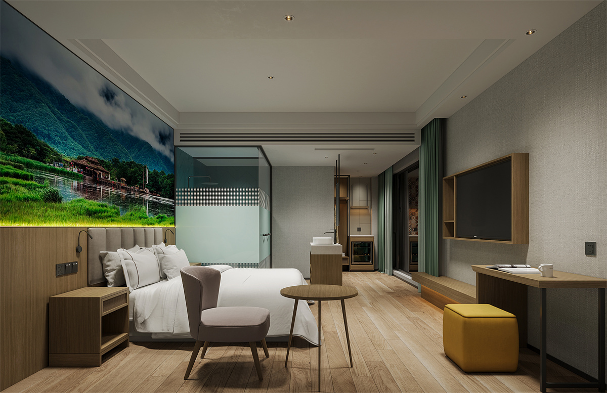 长沙秋果精品商务开云中国装修设计案例效果图