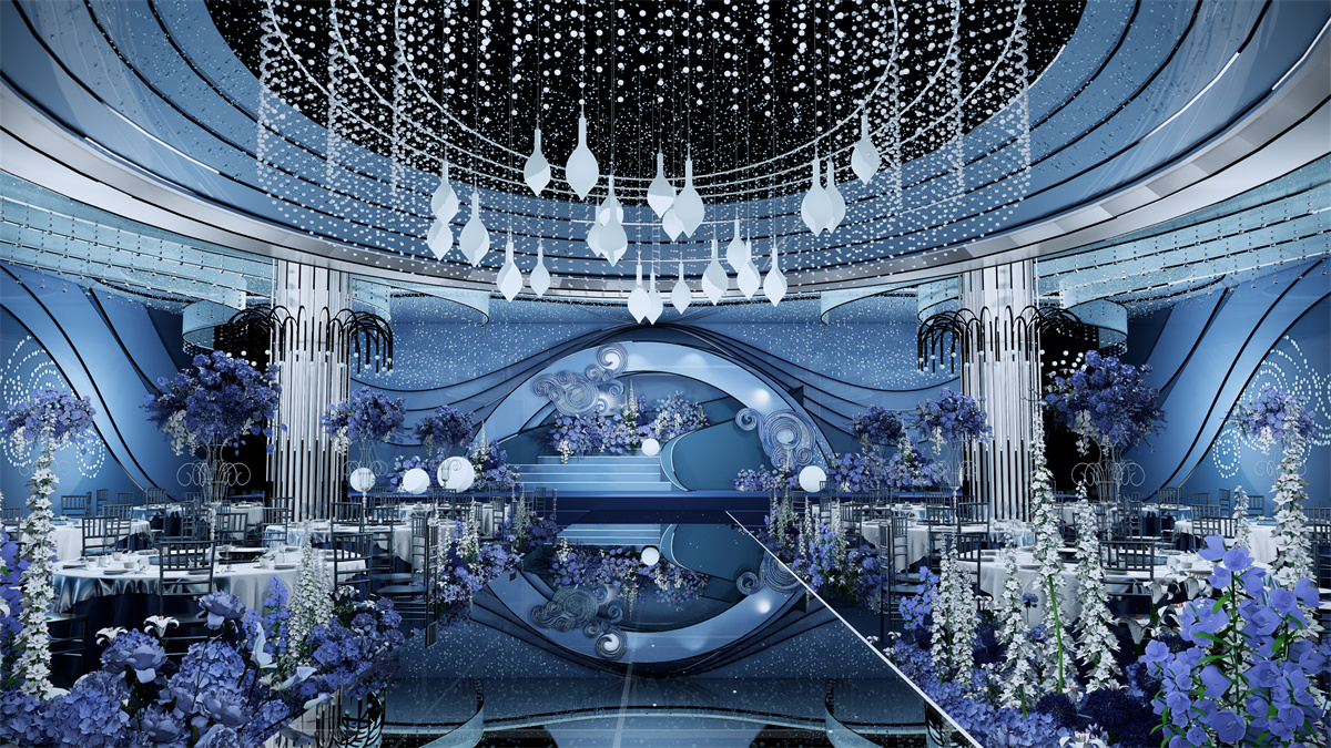 濮阳婚礼堂设计-铂曼婚宴开云中国装修设计