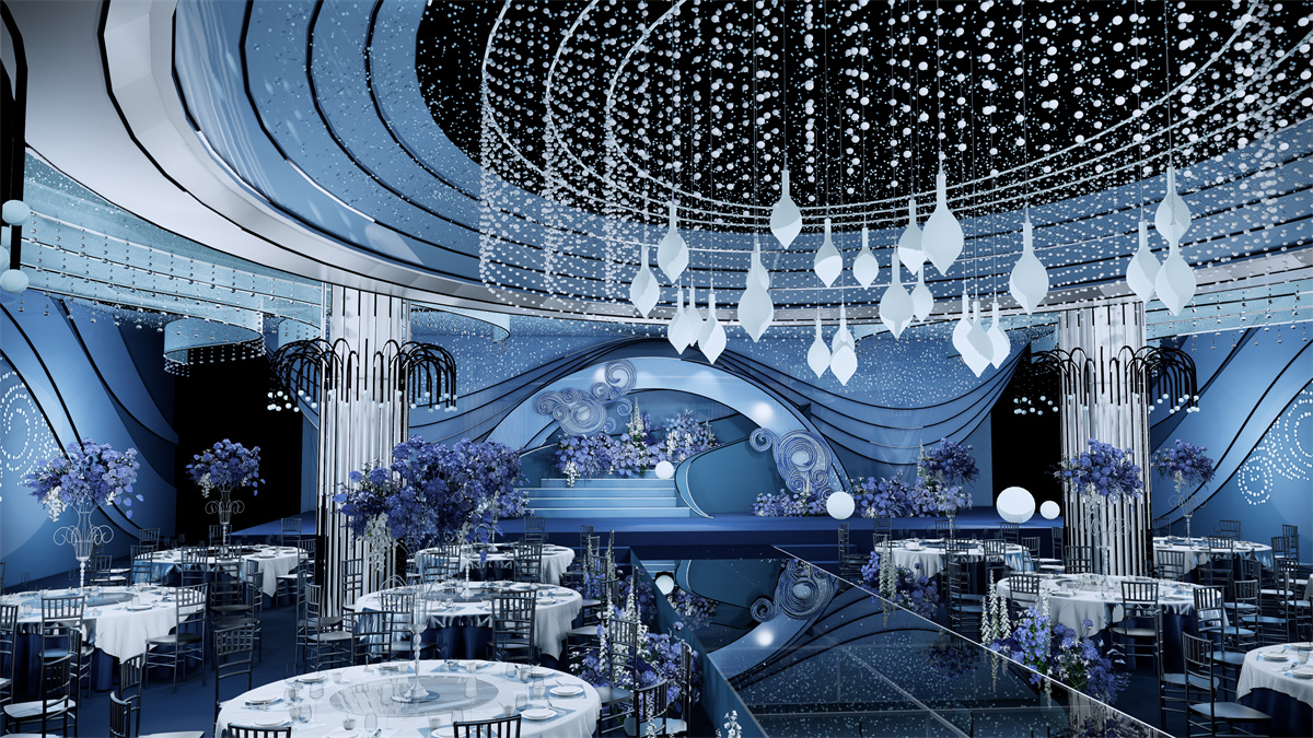 濮阳婚礼堂设计-铂曼婚宴开云中国装修设计
