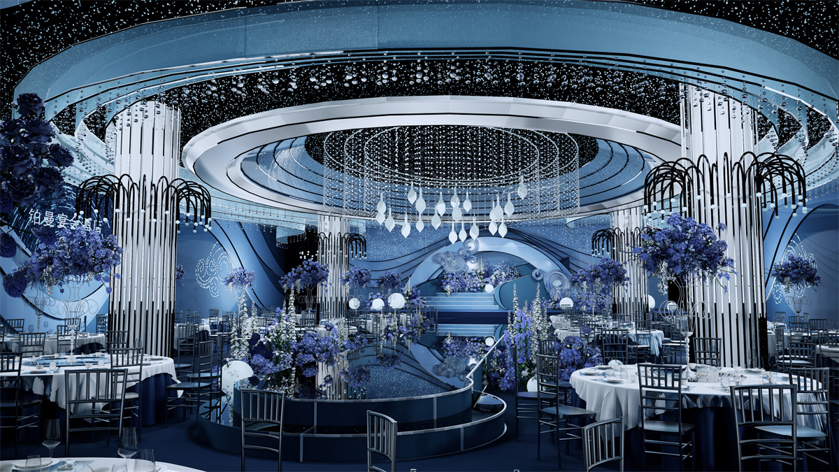 濮阳婚礼堂设计-铂曼婚宴开云中国装修设计