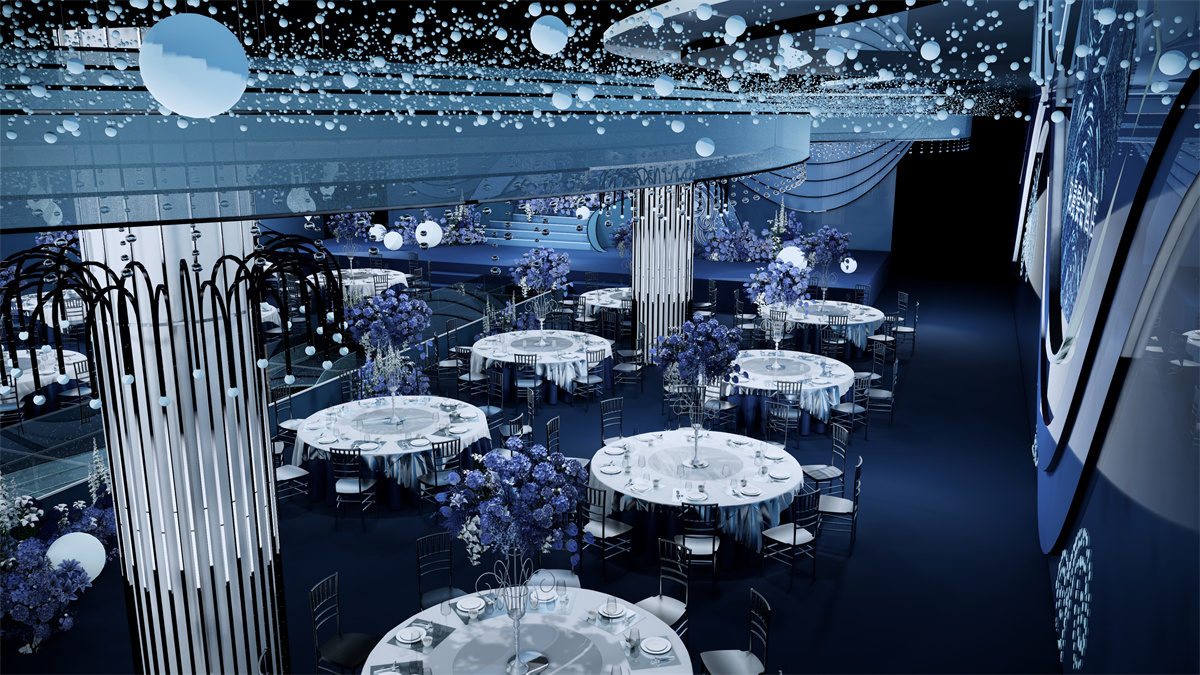 濮阳婚礼堂设计-铂曼婚宴开云中国装修设计