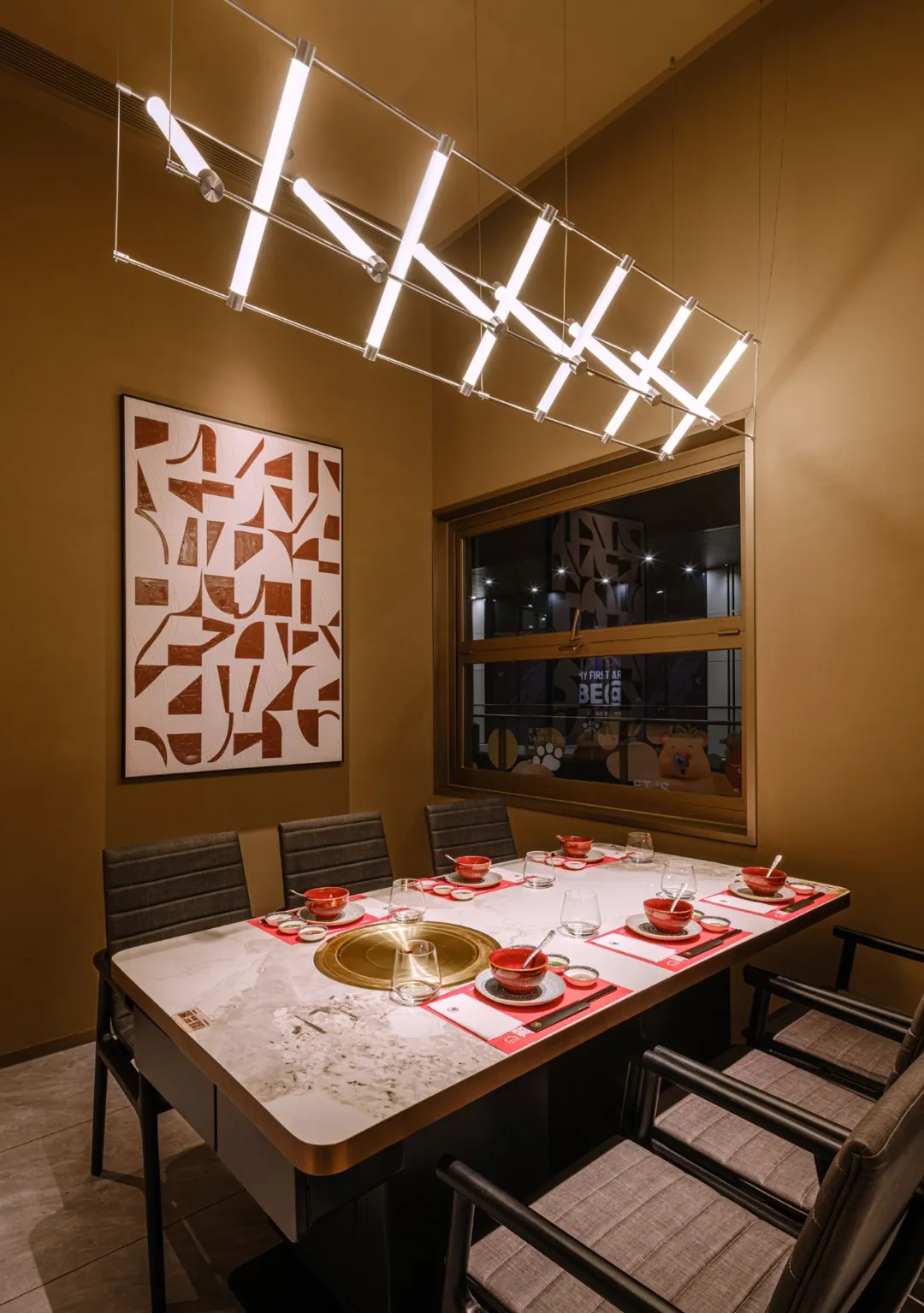 特色烧烤店设计推荐:八赞烧肉酒廊装修设计案例(图10) 特色烧烤店设计推荐:八赞烧肉酒廊装修设计案例(图10)