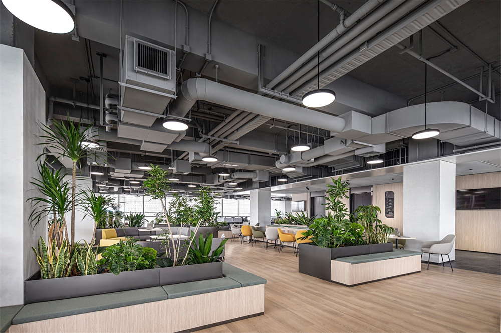 现代简约时尚科技园区办公楼装修设计案例(图15) 现代简约时尚科技园区办公楼装修设计案例(图15)