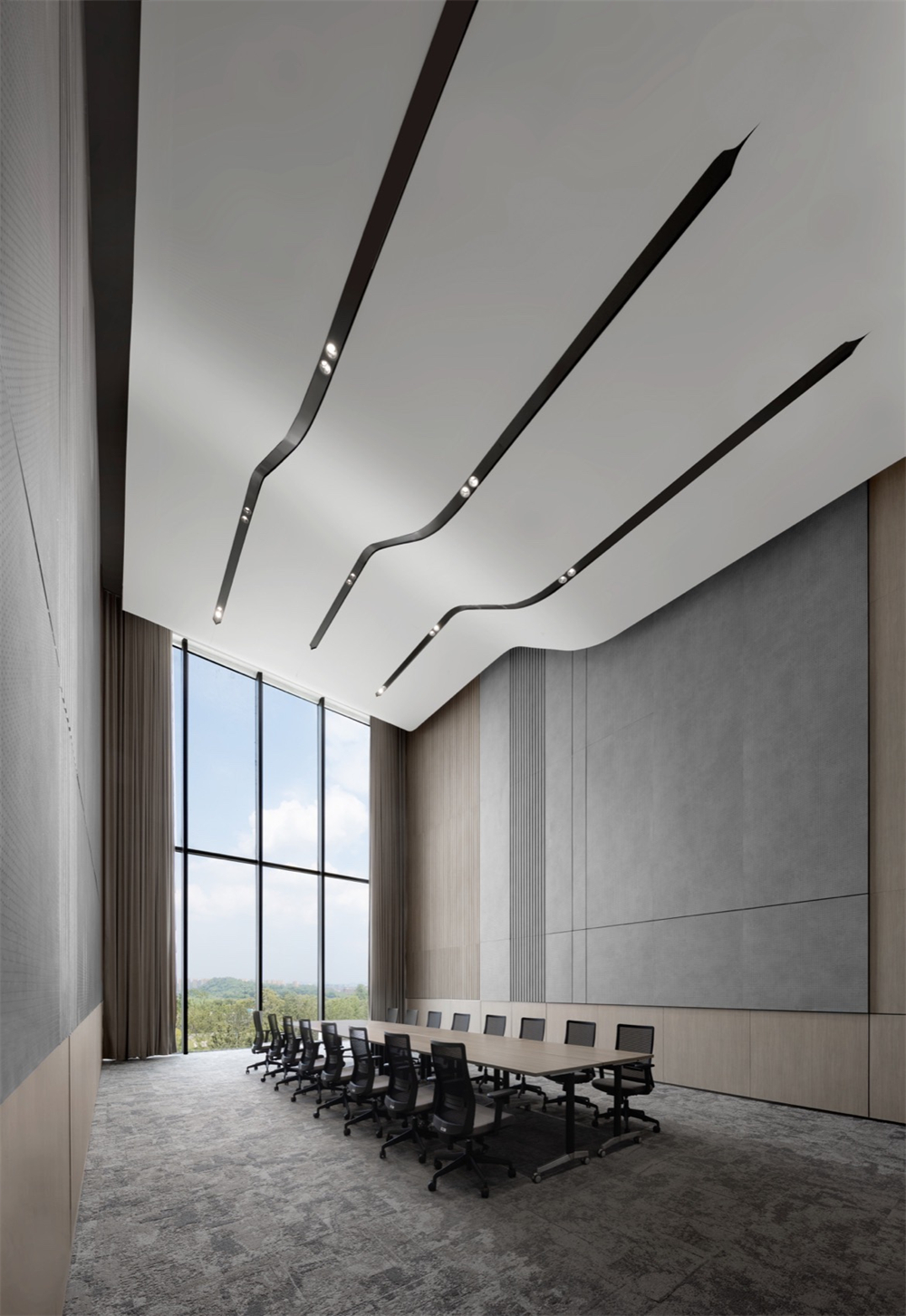 现代简约时尚科技园区办公楼装修设计案例(图18) 现代简约时尚科技园区办公楼装修设计案例(图18)