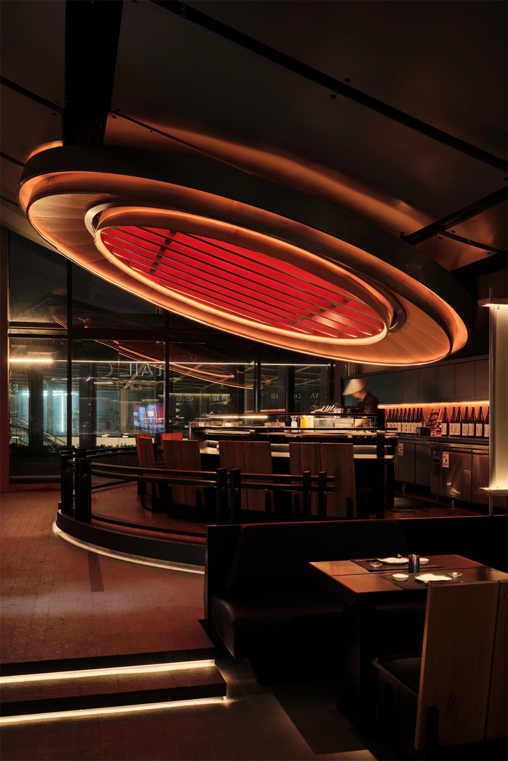 酒饕隐䲥日式烧鸟酒吧复合餐厅装修设计案例(图5) 酒饕隐䲥日式烧鸟酒吧复合餐厅装修设计案例(图5)