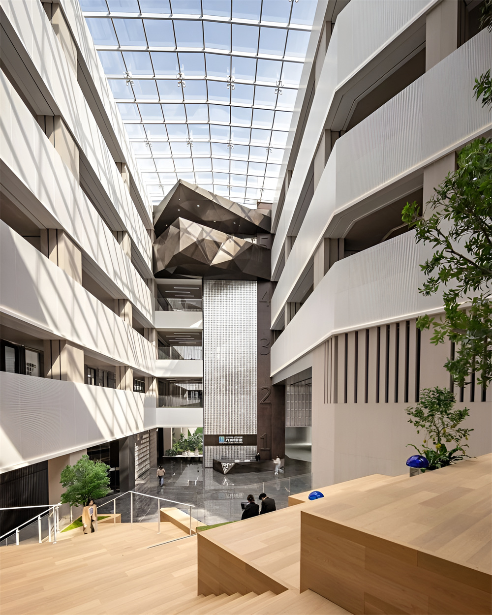 13000平九岭锂业行政研发总部办公楼装修设计(图3) 13000平九岭锂业行政研发总部办公楼装修设计(图3)