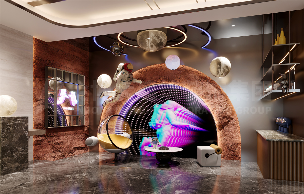 榆林H铂金开云中国升级改造设计案例效果图