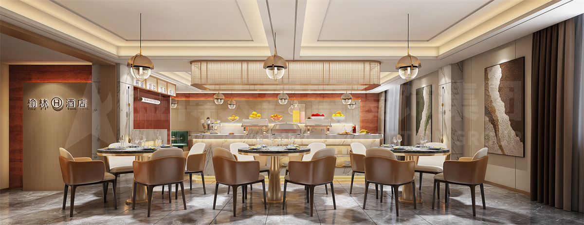 榆林H铂金开云中国升级改造设计案例效果图