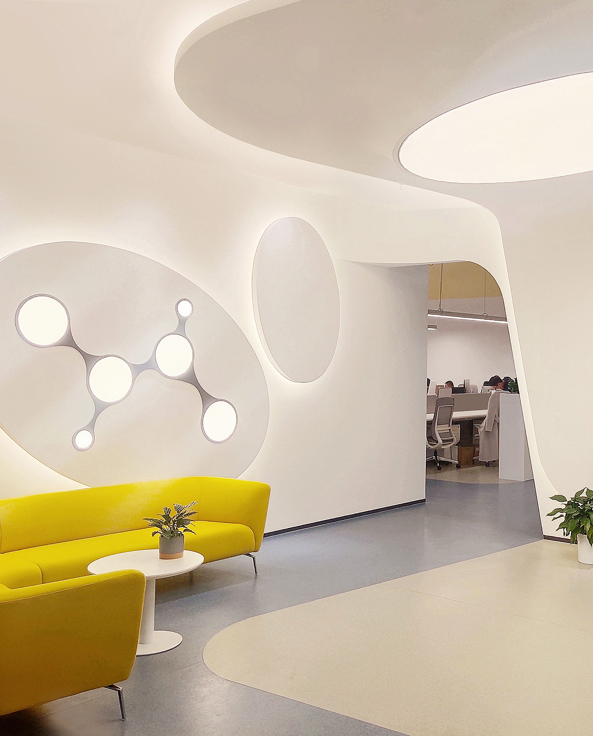 科技风与工业风 脑动极光医疗科技公司办公室装修设计(图1) 科技风与工业风 脑动极光医疗科技公司办公室装修设计(图1)