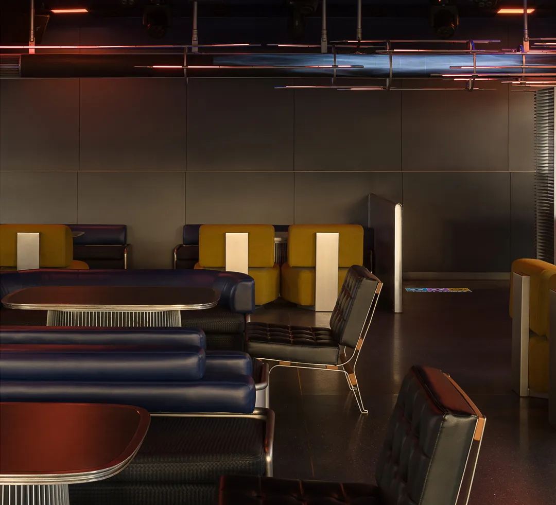 郑州金博大推荐前卫科技风小酒馆装修设计方案(图7)