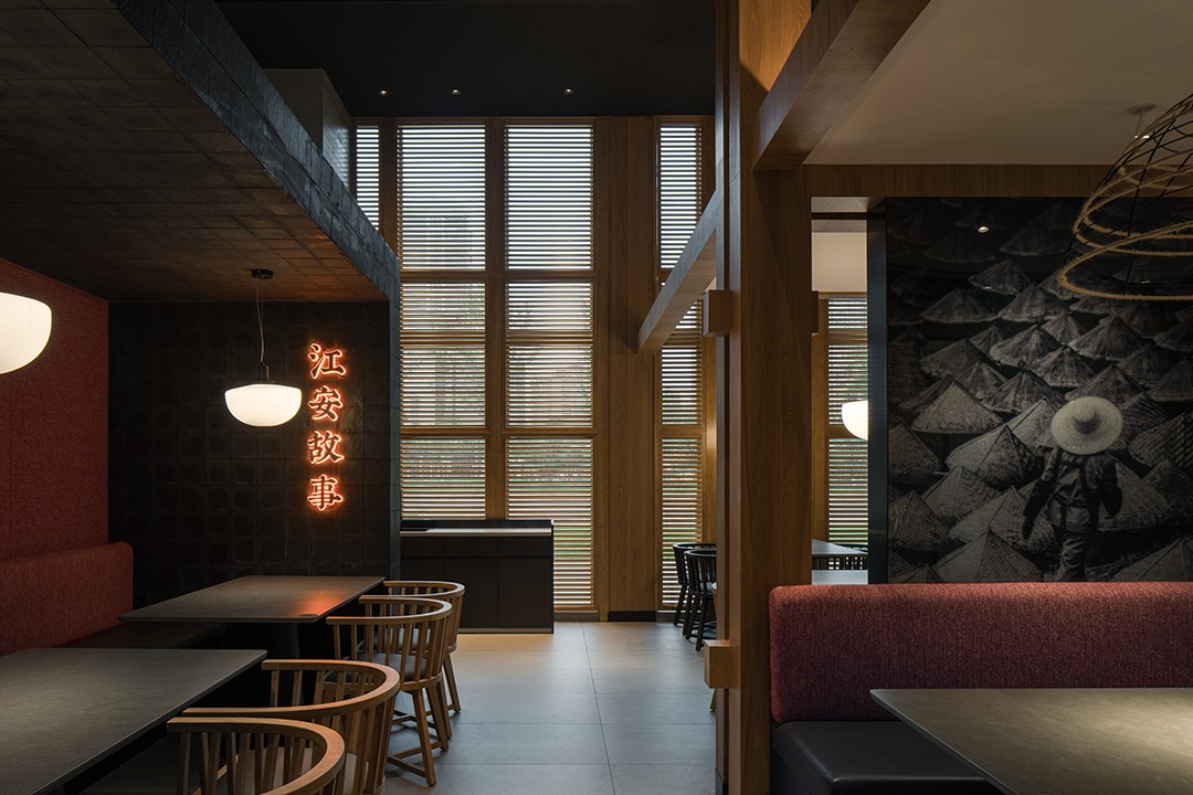 郑州金博大推荐席萃小厨川菜馆装修设计方案(图5)