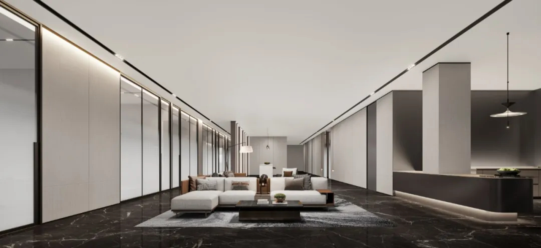 2万6千平现代花园式商务办公楼装修设计方案(图10)