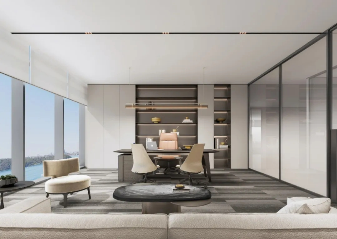 2万6千平现代花园式商务办公楼装修设计方案(图12)