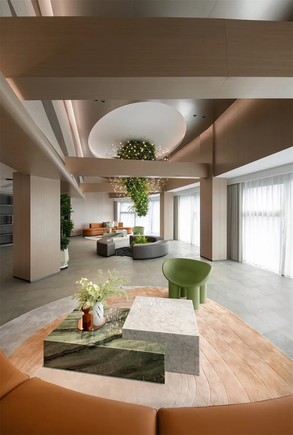 4200平赫峰集团总部办公大楼装修设计(图4)